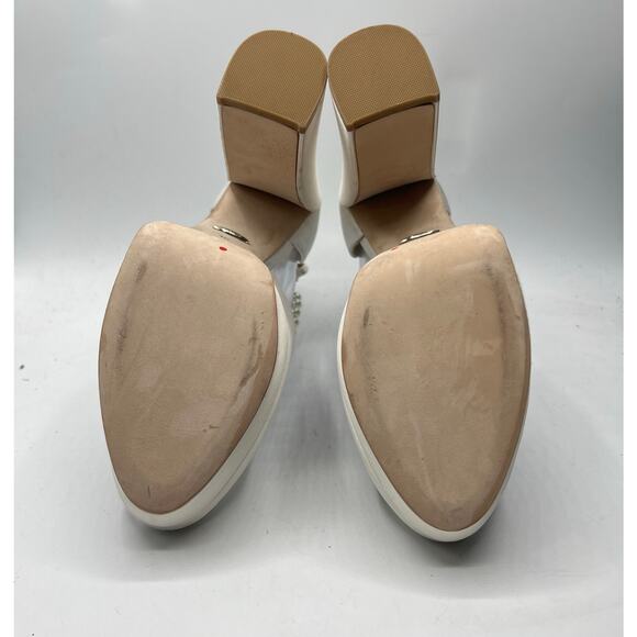 Anthropologie Badgley Mischka Felixa Ankle Strap Platform Heels Size 10 - Picture 7 of 13